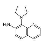 8-(pyrrolidin-1-yl)quinolin-7-amine Structure