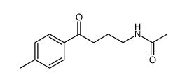 Acetamide, N-[4-(4-methylphenyl)-4-oxobutyl]- (9CI)结构式