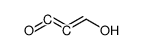 3-hydroxypropa-1,2-dien-1-one结构式