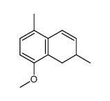 1,2-dihydro-8-methoxy-2,5-dimethylnaphthalene Structure