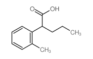 2-(2-methylphenyl)pentanoic acid Structure