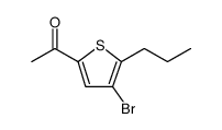 Ethanone, 1-(4-bromo-5-propyl-2-thienyl) Structure