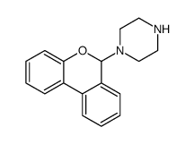 1-(6H-benzo[c]chromen-6-yl)piperazine Structure