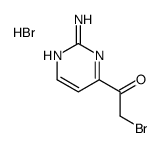 1-(2-Aminopyrimidin-4-yl)-2-bromoethanone hydrobromide Structure