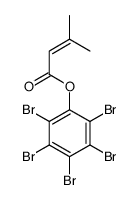 (2,3,4,5,6-pentabromophenyl) 3-methylbut-2-enoate Structure