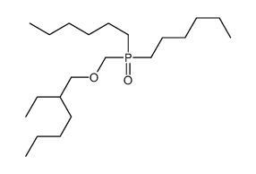 3-(dihexylphosphorylmethoxymethyl)heptane Structure