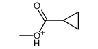 cyclopropanecarbonyl(methyl)oxonium Structure