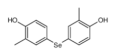 2,2'-dimethyl-4,4'-selanediyl-di-phenol Structure