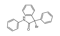 bromo-diphenyl-acetic acid anilide Structure