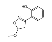 5-methoxy-3-(2'-hydroxyphenyl)-isoxazoline结构式
