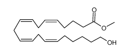 (5Z,8Z,11Z,14Z)-20-hydroxyeicosa-5,8,11,14-tetraenoic acid methyl ester Structure