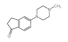 5-(4-甲基-哌嗪-1-基)-茚满-1-酮结构式