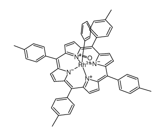 Rh(III)(5,10,15,20-tetratolylporphyrinato)COPh Structure