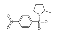 2-METHYL-1-[(4-NITROPHENYL)SULFONYL]PYRROLIDINE Structure