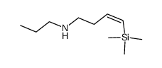 N-propyl-(Z)-4-(trimethylsilyl)-3-buten-1-ylamine结构式