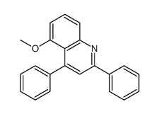 5-methoxy-2,4-diphenylquinoline Structure