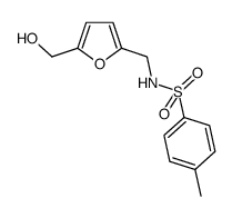 N-((5-(hydroxymethyl)furan-2-yl)methyl)-4-methylbenzenesulfonamide结构式