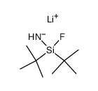 Lithium-di-tert-butylfluorsilylamin Structure