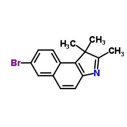 7-Bromo-1,1,2-trimethyl-1H-benzo[e]indole Structure