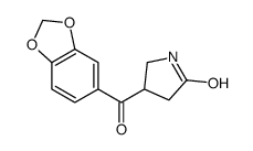 4-(1,3-benzodioxole-5-carbonyl)pyrrolidin-2-one Structure