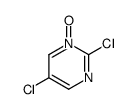 2,5-dichloro-1-oxidopyrimidin-1-ium结构式