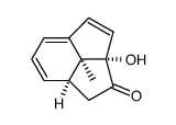 2a-hydroxy-7b-methyl-1,2a,7a,7b-tetrahydro-2H-cyclopent[cd]inden-2-one Structure
