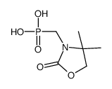 (4,4-dimethyl-2-oxo-1,3-oxazolidin-3-yl)methylphosphonic acid Structure