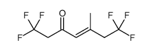 4-Hepten-3-one, 1,1,1,7,7,7-hexafluoro-5-methyl结构式