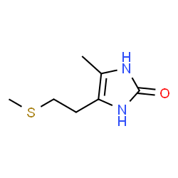2H-Imidazol-2-one,1,3-dihydro-4-methyl-5-[2-(methylthio)ethyl]- Structure