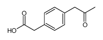 2-[4-(2-oxopropyl)phenyl]acetic acid结构式