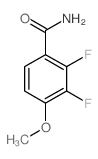 2,3-Difluoro-4-methoxybenzamide Structure