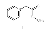 1-methylsulfanyl-2-pyridin-1-yl-ethanethione结构式