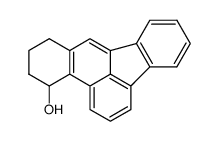 12-hydroxy-9,10,11,12-tetrahydrobenzo(b)fluoranthene Structure