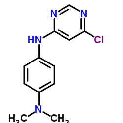 N'-(6-Chloro-4-pyrimidinyl)-N,N-dimethyl-1,4-benzenediamine Structure