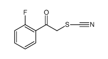 2-(2-FLUOROPHENYL)-2-OXOETHYL THIOCYANATE structure