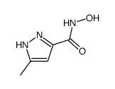 1H-Pyrazole-3-carboxamide,N-hydroxy-5-methyl-(9CI)结构式