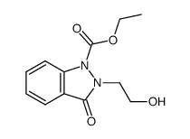ethyl 2-(2-hydroxyethyl)-3-oxo-2,3-dihydro-1H-indazole-1-carboxylate Structure