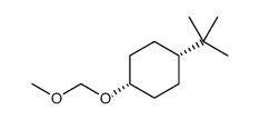 Cyclohexane, 1-(1,1-dimethylethyl)-4-(methoxymethoxy)-, cis Structure