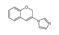1-(2H-chromen-3-yl)imidazole Structure