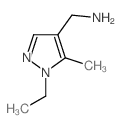 1-(1-ethyl-5-methyl-1H-pyrazol-4-yl)methanamine(SALTDATA: 2HCl 0.65H2O) Structure