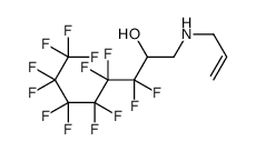 3,3,4,4,5,5,6,6,7,7,8,8,8-tridecafluoro-1-(prop-2-enylamino)octan-2-ol结构式