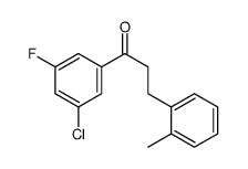 3'-CHLORO-5'-FLUORO-3-(2-METHYLPHENYL)PROPIOPHENONE picture