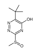 6-tert-butyl-3-methylsulfinyl-2H-1,2,4-triazin-5-one Structure