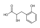 2-Mercapto-3-(2-hydroxy-phenyl)-propionsaeure Structure