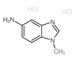 1-METHYL-1 H-BENZOIMIDAZOL-5-YLAMINE DIHYDROCHLORIDE结构式