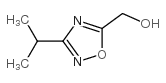 (3-异丙基-1,2,4-噁二唑-5-基)甲醇结构式