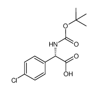 (S)-2-((TERT-BUTOXYCARBONYL)AMINO)-2-(4-CHLOROPHENYL)ACETIC ACID picture