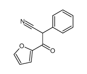 3-(furan-2-yl)-3-oxo-2-phenyl-propionitrile结构式