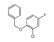 1-(苄氧基)-2-氯-4-氟苯结构式