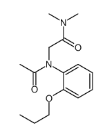 2-[acetyl-(2-propoxyphenyl)amino]-N,N-dimethyl-acetamide结构式